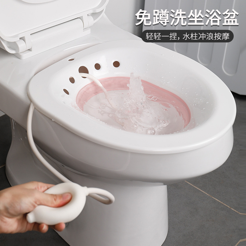 Care flushing toilet basin foreign trade