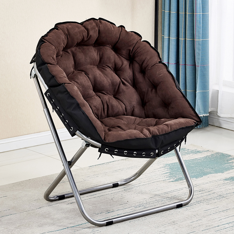 懒人沙发迷你阳台小沙发椅单人创意简约现代网红卧室折叠休闲躺椅详情9