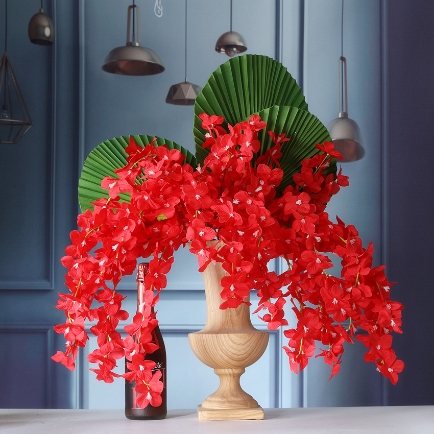 Imitation flower hydrangea cane fake flower home refrigerator water pipe decoration wedding decoration cane Yiwu wholesale JM2105 foreign trade Silk flower artificial flower manufacturers direct sales Application Scenario
