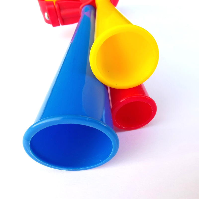 220723 Three-tube plastic horn, bicycle horn, airbag horn, bicycle air bell, bicycle air horn, multi-color Application Scenario