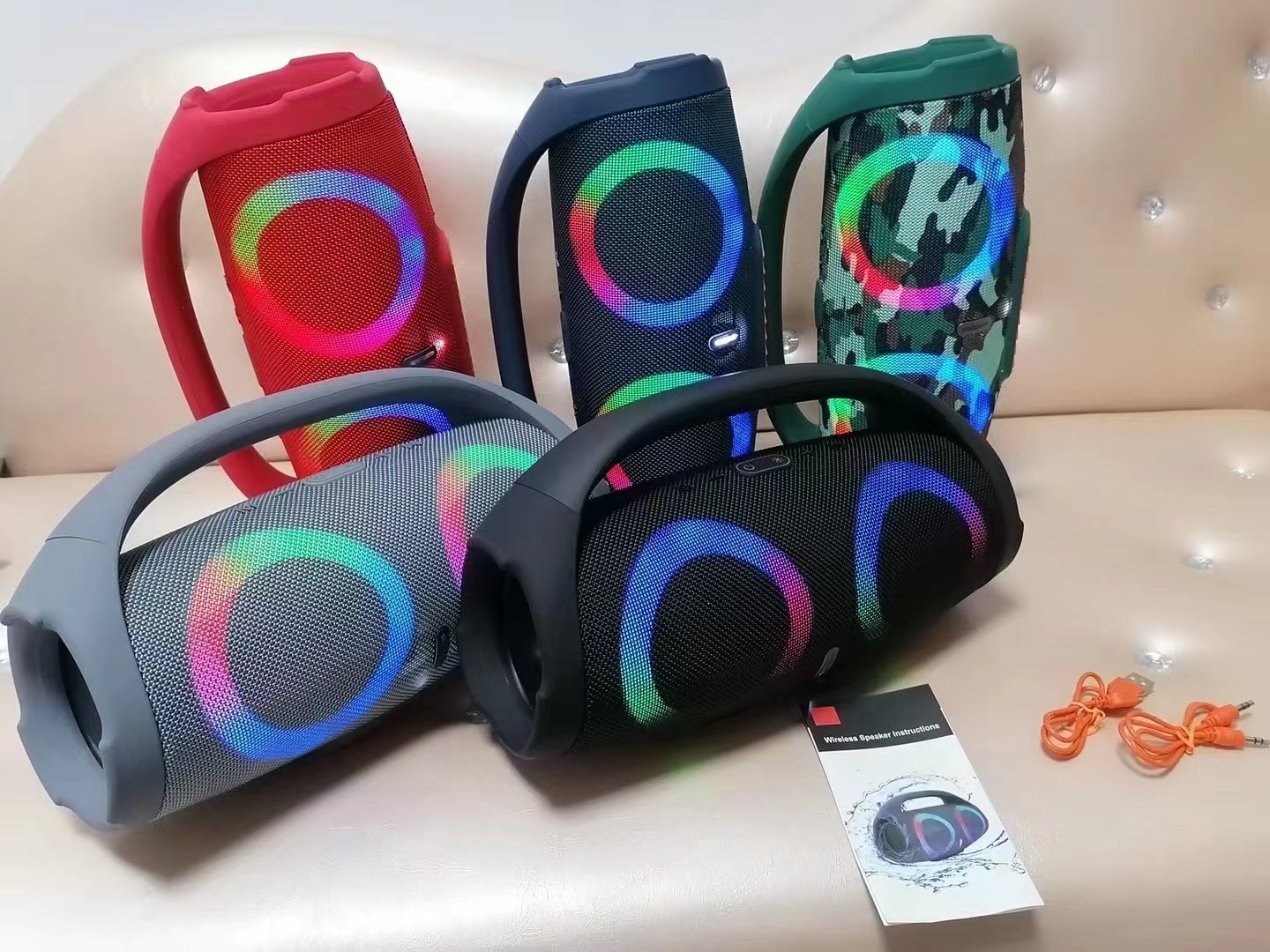 Boombox2 high-volume portable outdoor Bluetooth speaker, God of War subwoofer, square dance audio system pic 3