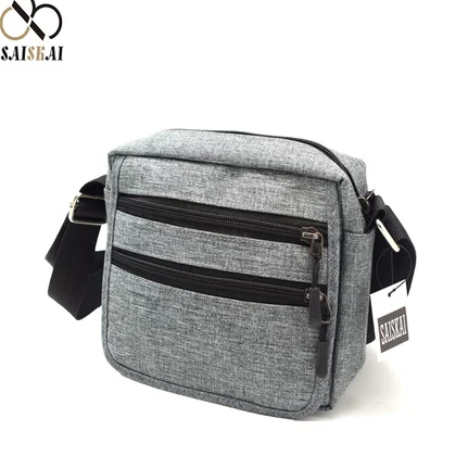 Men's lightweight multi-pocket crossbody bag man bag thumbnail