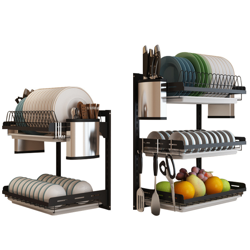 Stainless steel kitchen shelving