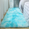 IBH丝毛地毯扎染地毯长毛地毯客厅地毯卧室床边飘窗垫防滑双色渐变垫BH22061552图