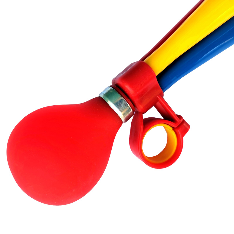 220723 Three-tube plastic horn, bicycle horn, airbag horn, bicycle air bell, bicycle air horn, multi-color Item Picture