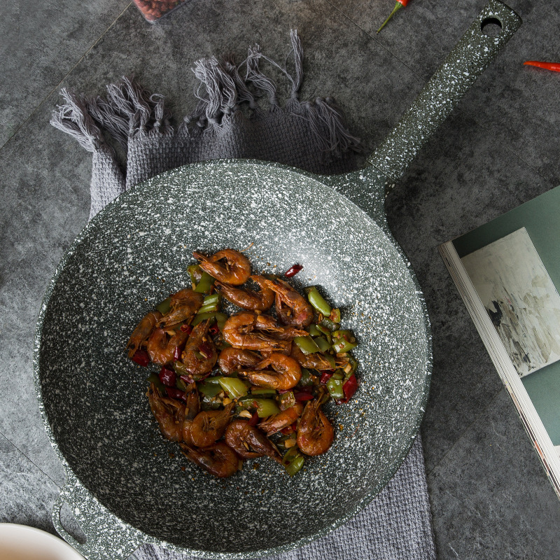Rice stone wok foreign trade