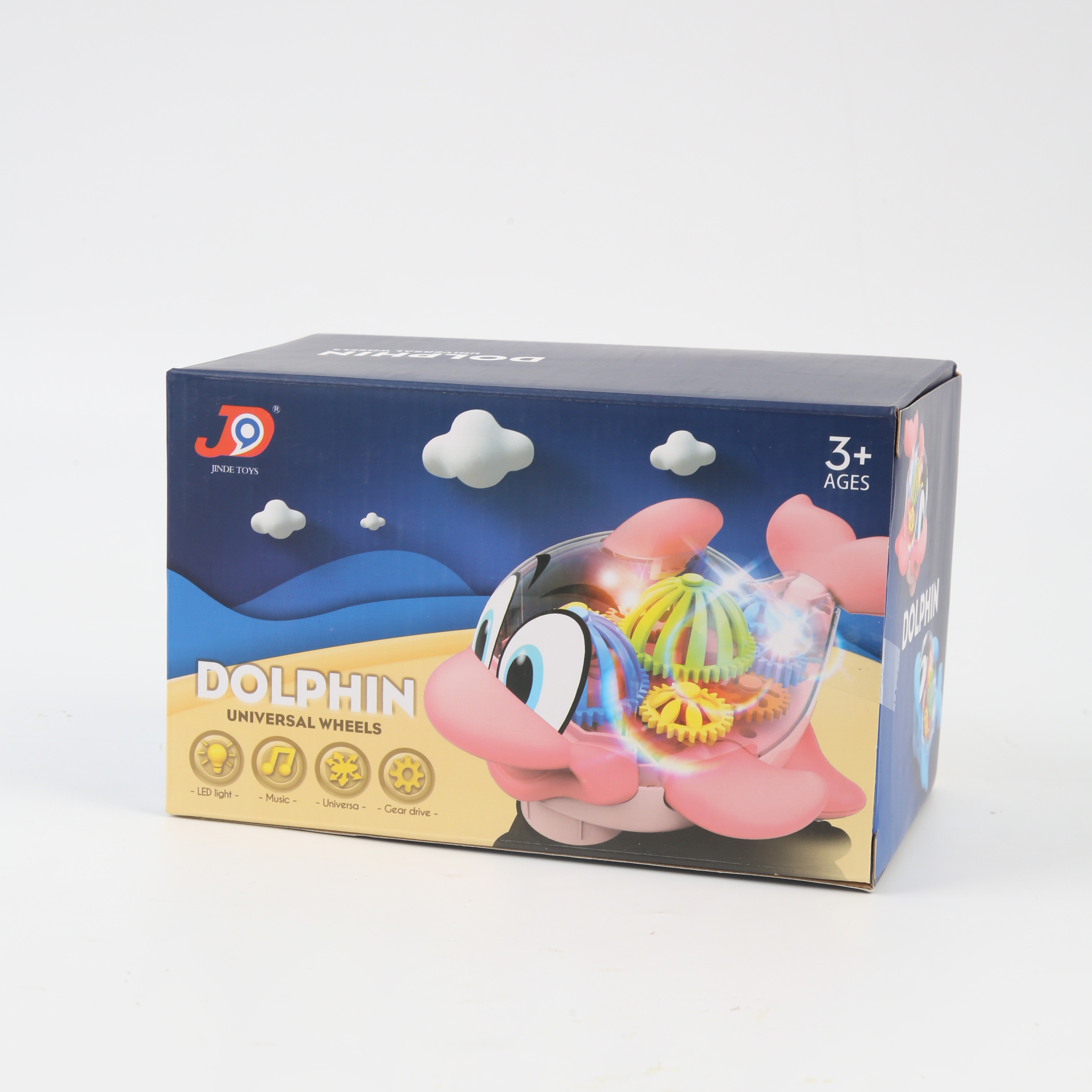 Electric cartoon whale toy full figure