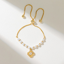 Boutique light luxury four-leaf clover bracelet 2022 new product A004