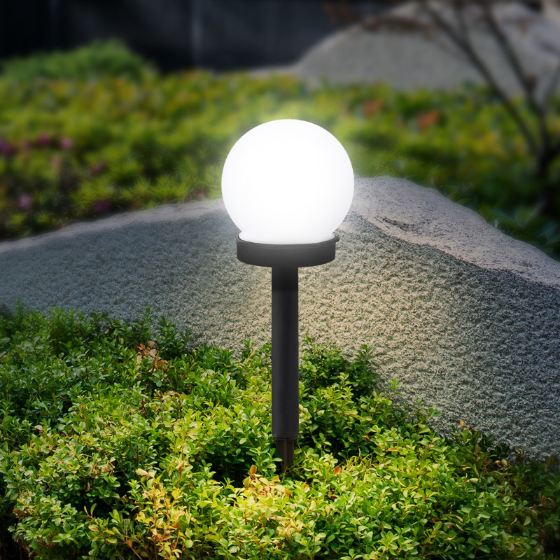 Super bright solar round light bulb lighting lawn floor lighting garden floor lighting