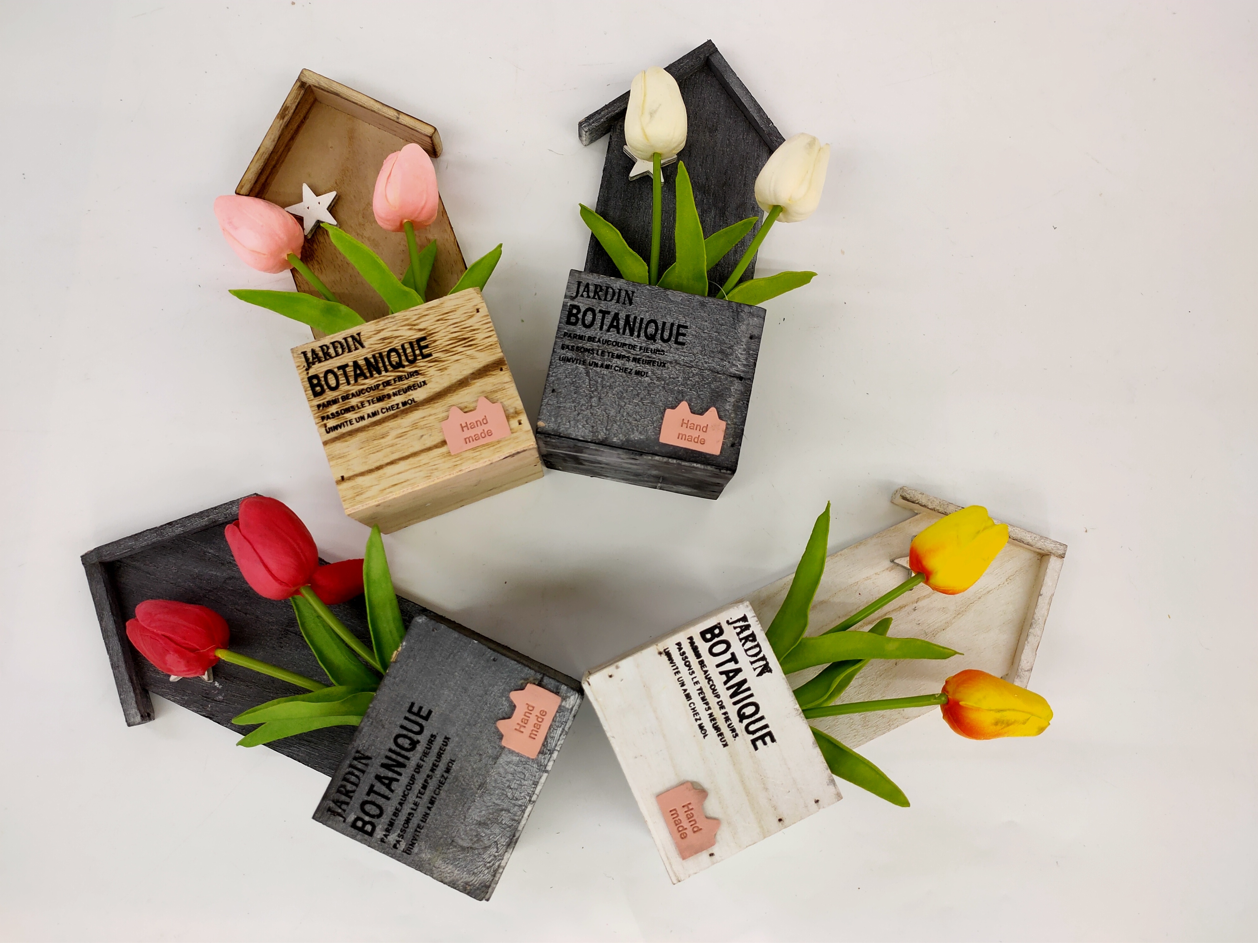 仿真花假花木头房子餐桌书桌梳妆台等等摆件品详情3