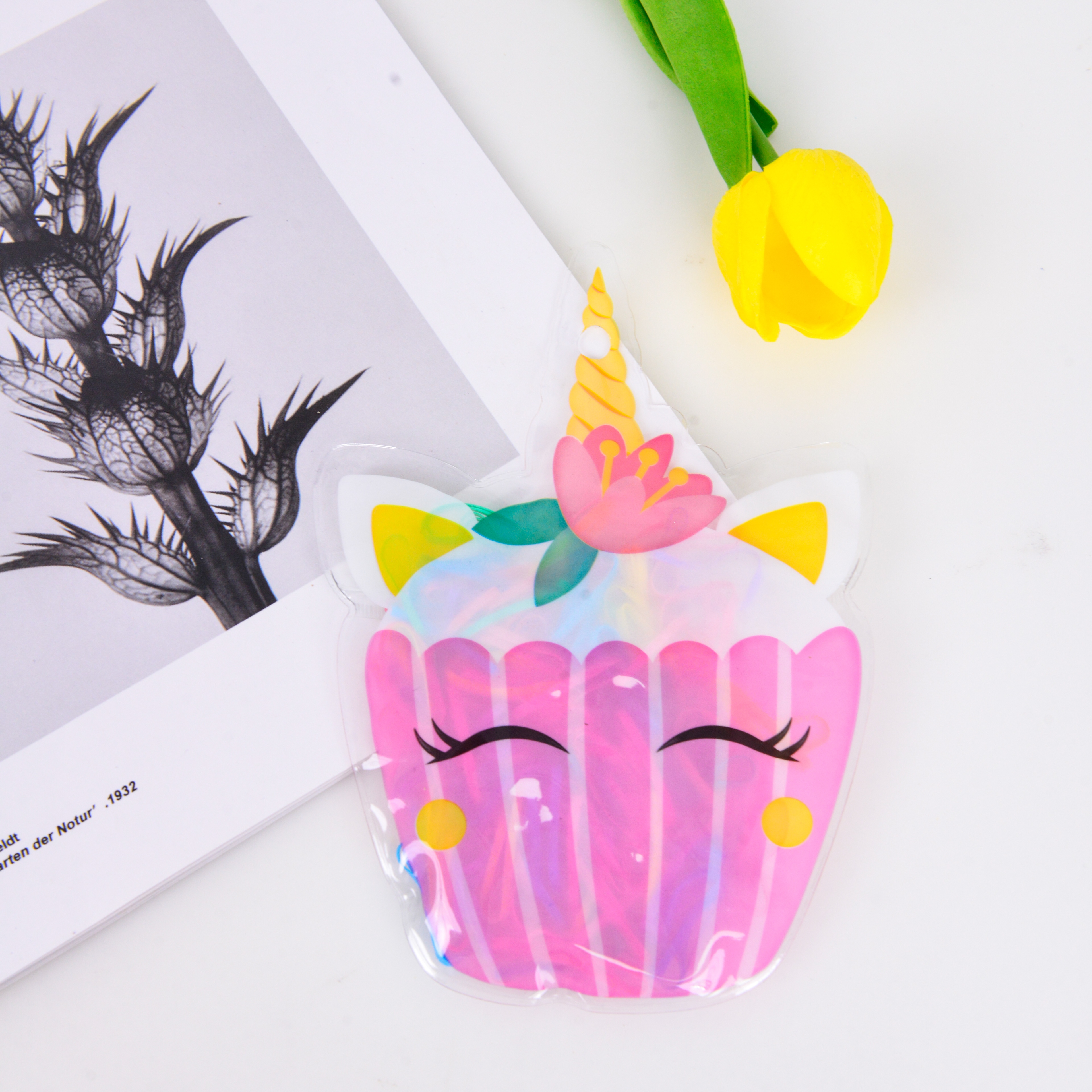 New cartoon unicorn packaging children's rubber band Korean rubber band Japanese rubber band
