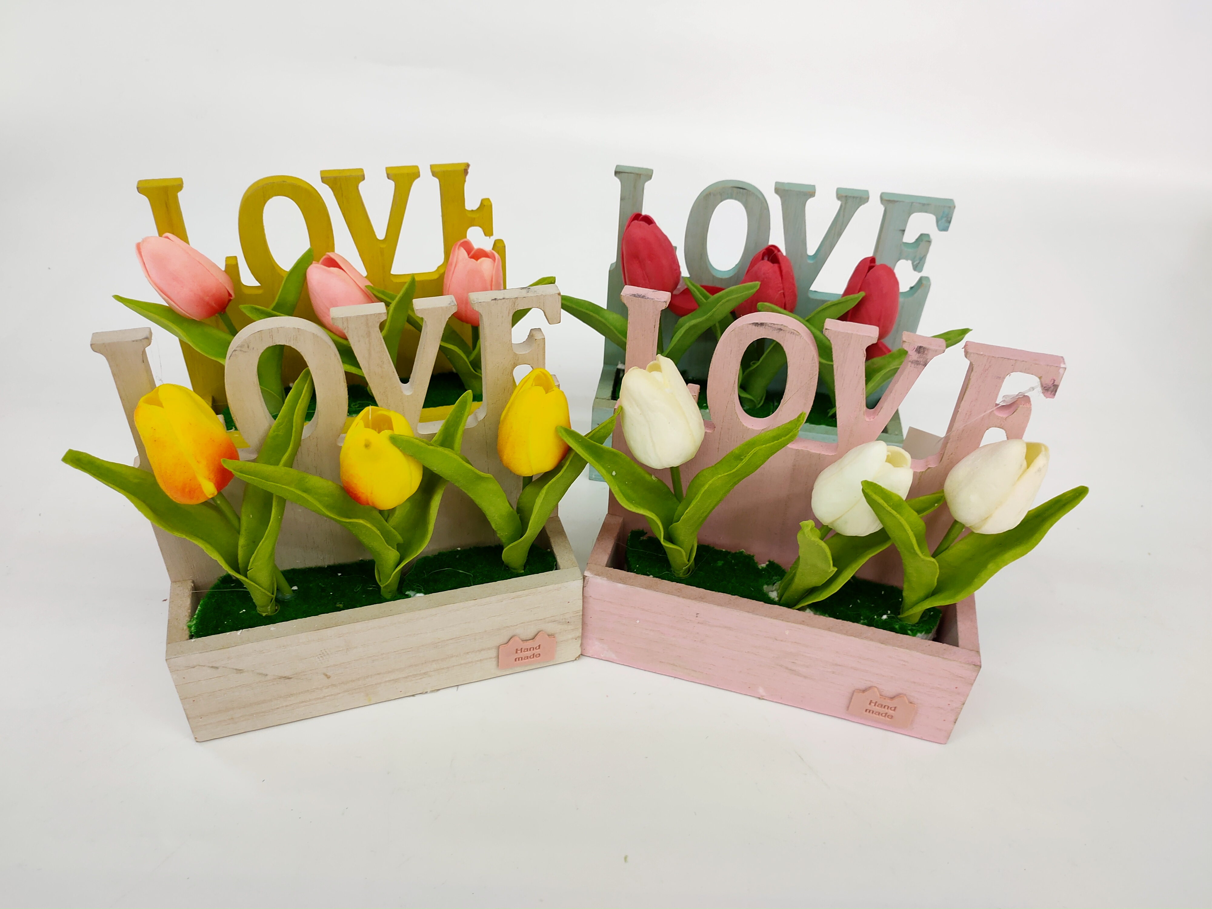 Simulated flowers and fake flowers and trees head dressing table table desk ornaments