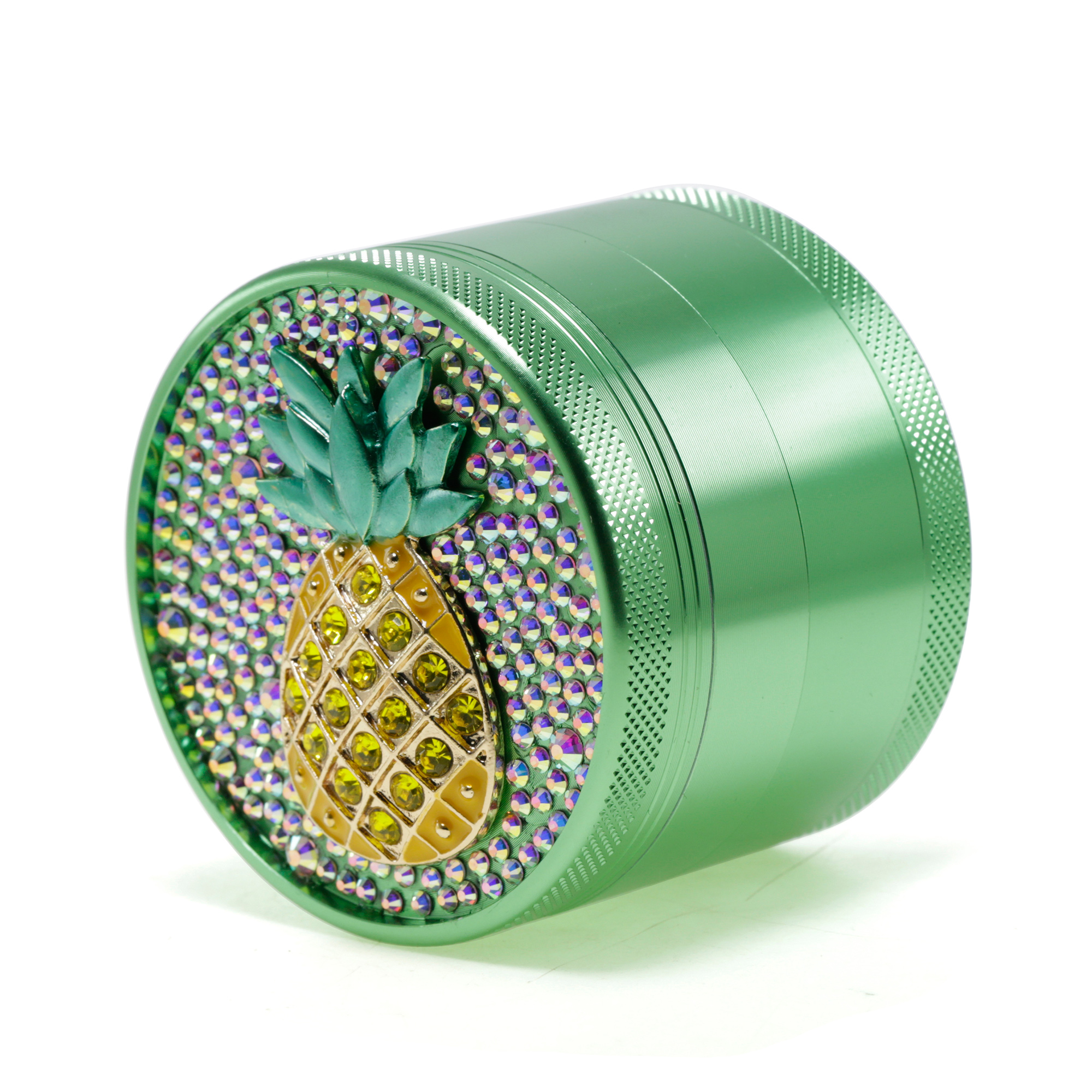 63mm 4 Layers With Drill Grinder l Aluminium Alloy pretty for girl diamond grinders green for herb details Picture