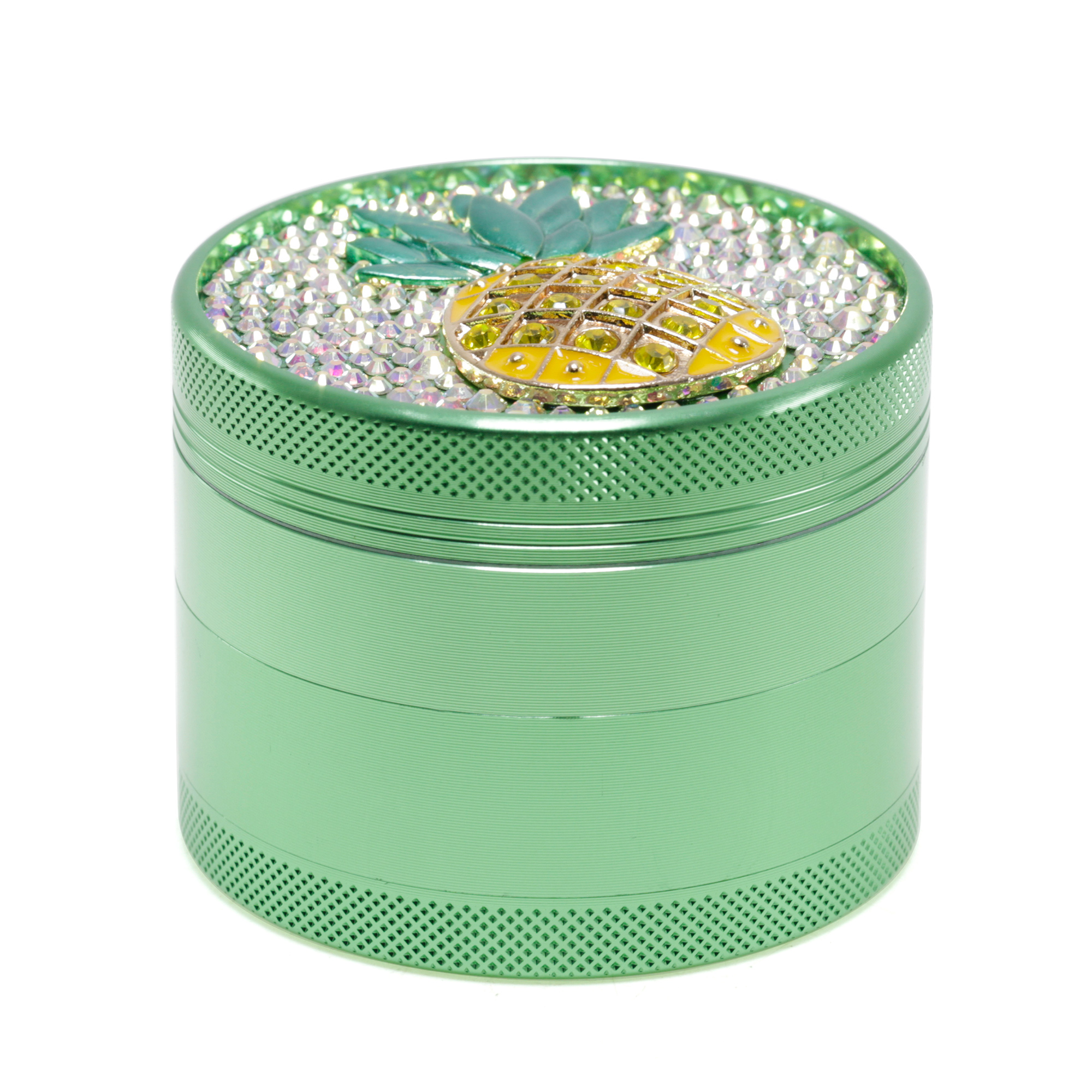 63mm 4 Layers With Drill Grinder l Aluminium Alloy pretty for girl diamond grinders green for herb Specification drawing
