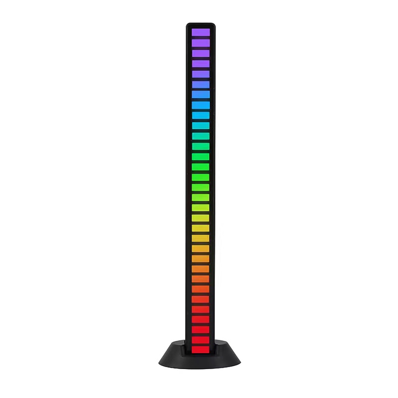 Led Pickup Light Rgb Voice-Controlled Rhythm Light Network Red Bright Music Atmosphere Light Car Desktop Induction Creative Manufacturers details Picture