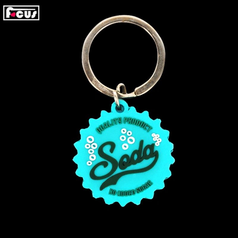 Blue silicone pendants, PVC cartoon dolls, keychains, couple bags, pendants, creative gifts, event giveaways, customized wholesale