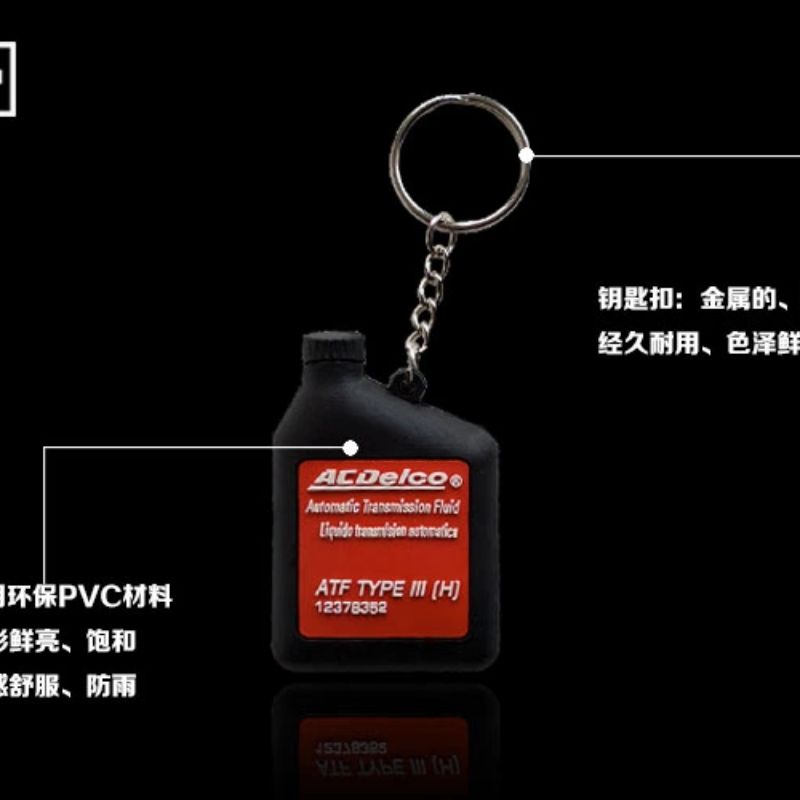Customized wholesale of oil cans, PVC cartoon dolls, keychains, couple bags, pendants, creative gifts, event giveaways Specification image