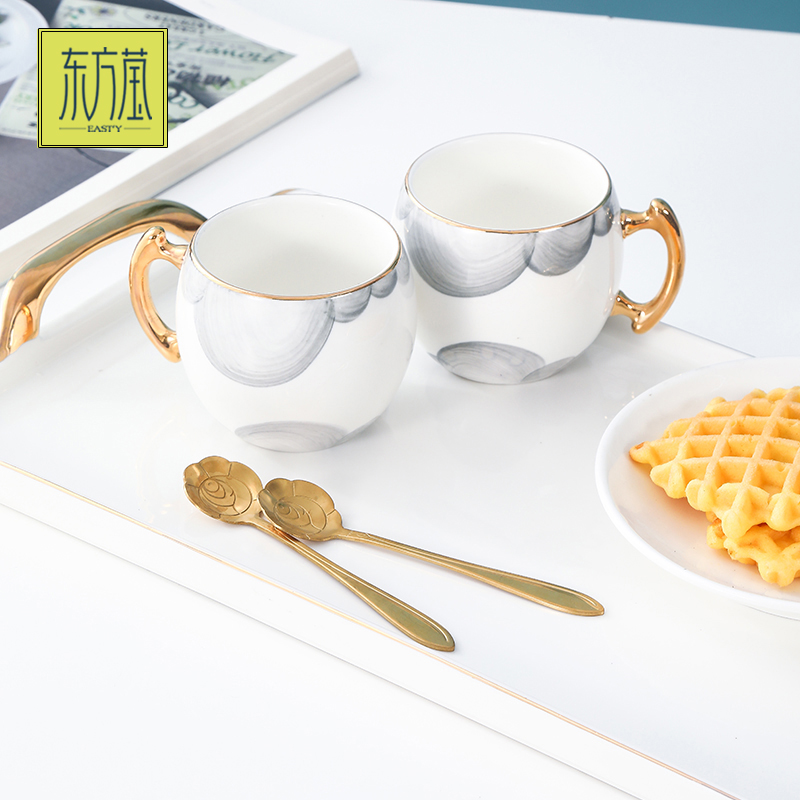 北欧轻奢水具杯具套装家用客厅陶瓷喝水杯子冷水壶茶杯茶具简约礼品详情4