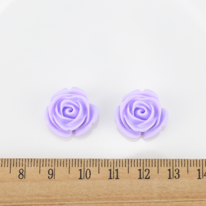 (Pack 500) Rose Camellia Hair Accessories Diy Resin Flower Accessories Diy Mobile Phone Shell Decoration Materials Wholesale Application Scenario