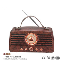 myAI Bliuetooth Speaker Mini Retro Protable Radio with TF Card