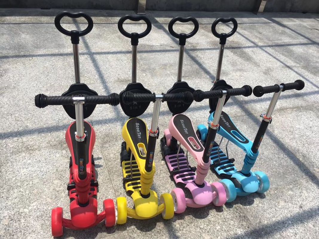 Children's skateboard wheel block buggy 5 in 1 scooter thumbnail