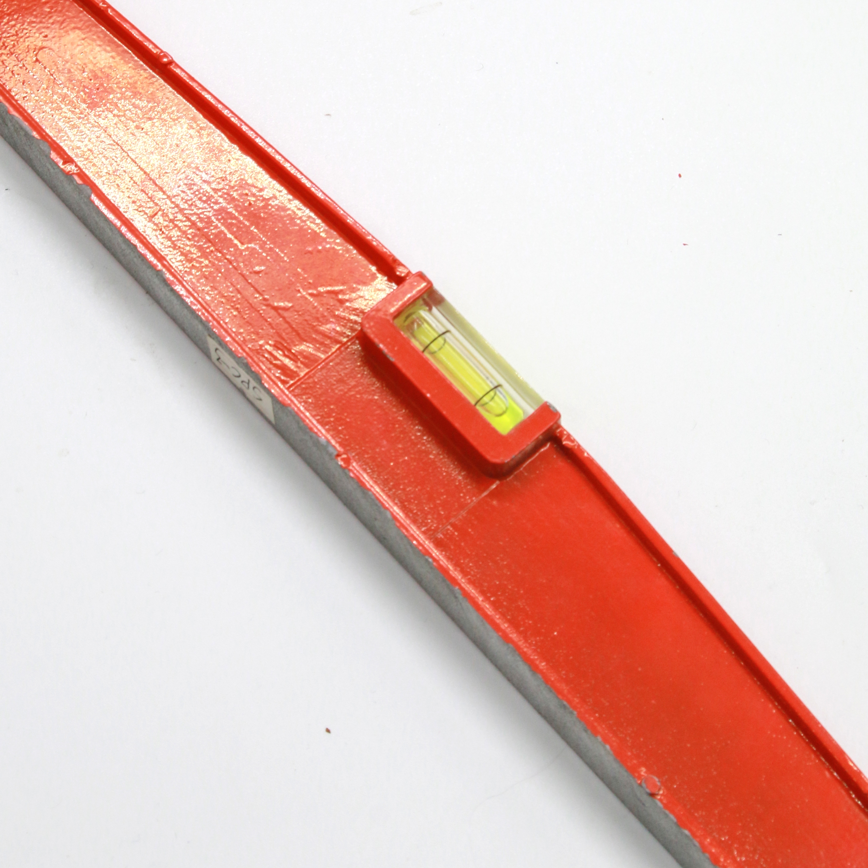 Bridge Level Aluminum Alloy Level Level High Precision Heavy Duty Strong Magnetic Solid Cast Aluminum Multi-Functional Home Building Decoration Measurement Balance Ruler 40Cm 50Cm 60Cm Red Specification drawing