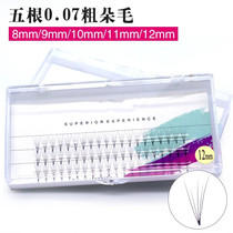 5 soft and lifelike grafted false eyelash hairs 8-12mm long holiday eyelash wholesale