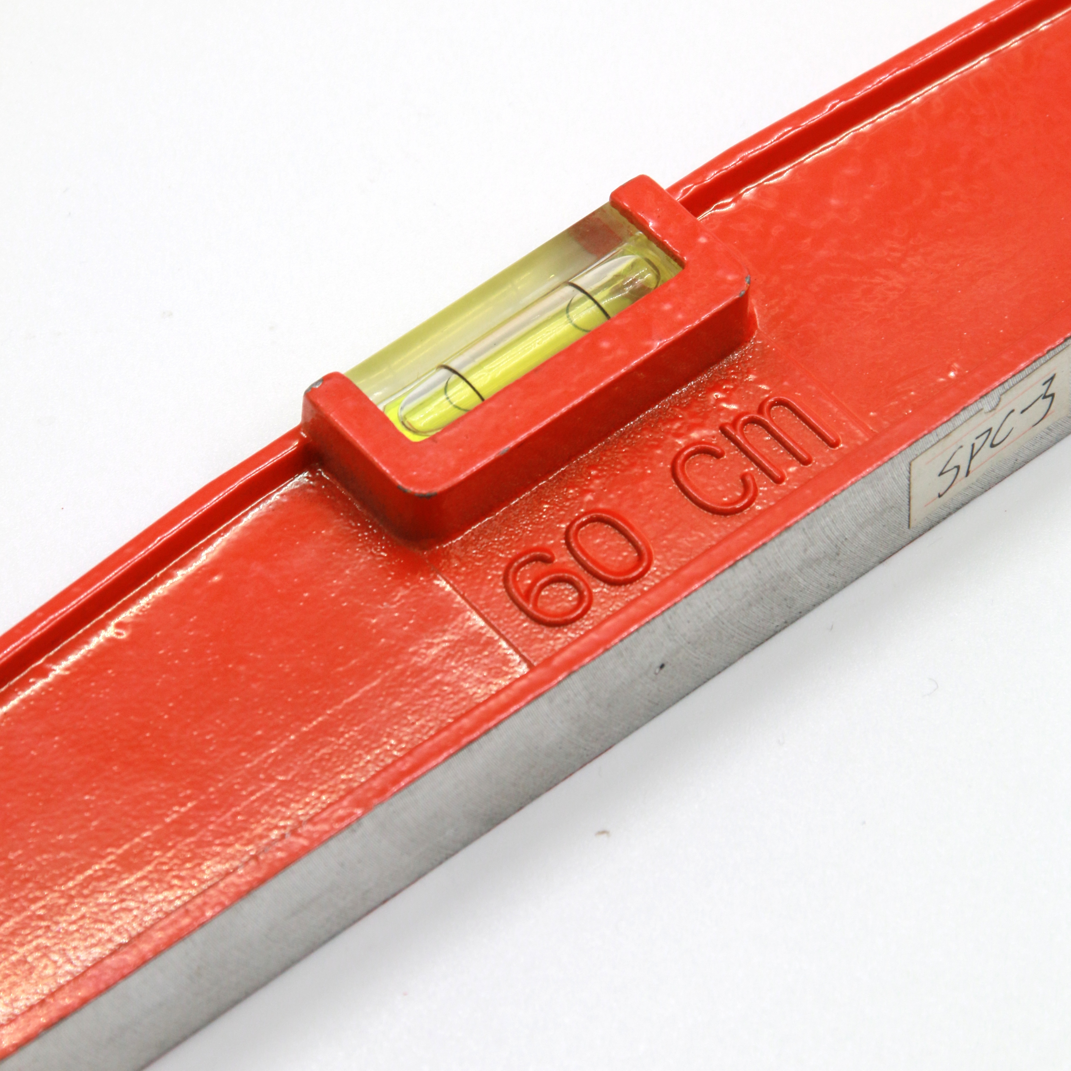 Bridge Level Aluminum Alloy Level Level High Precision Heavy Duty Strong Magnetic Solid Cast Aluminum Multi-Functional Home Building Decoration Measurement Balance Ruler 40Cm 50Cm 60Cm Red Item Picture
