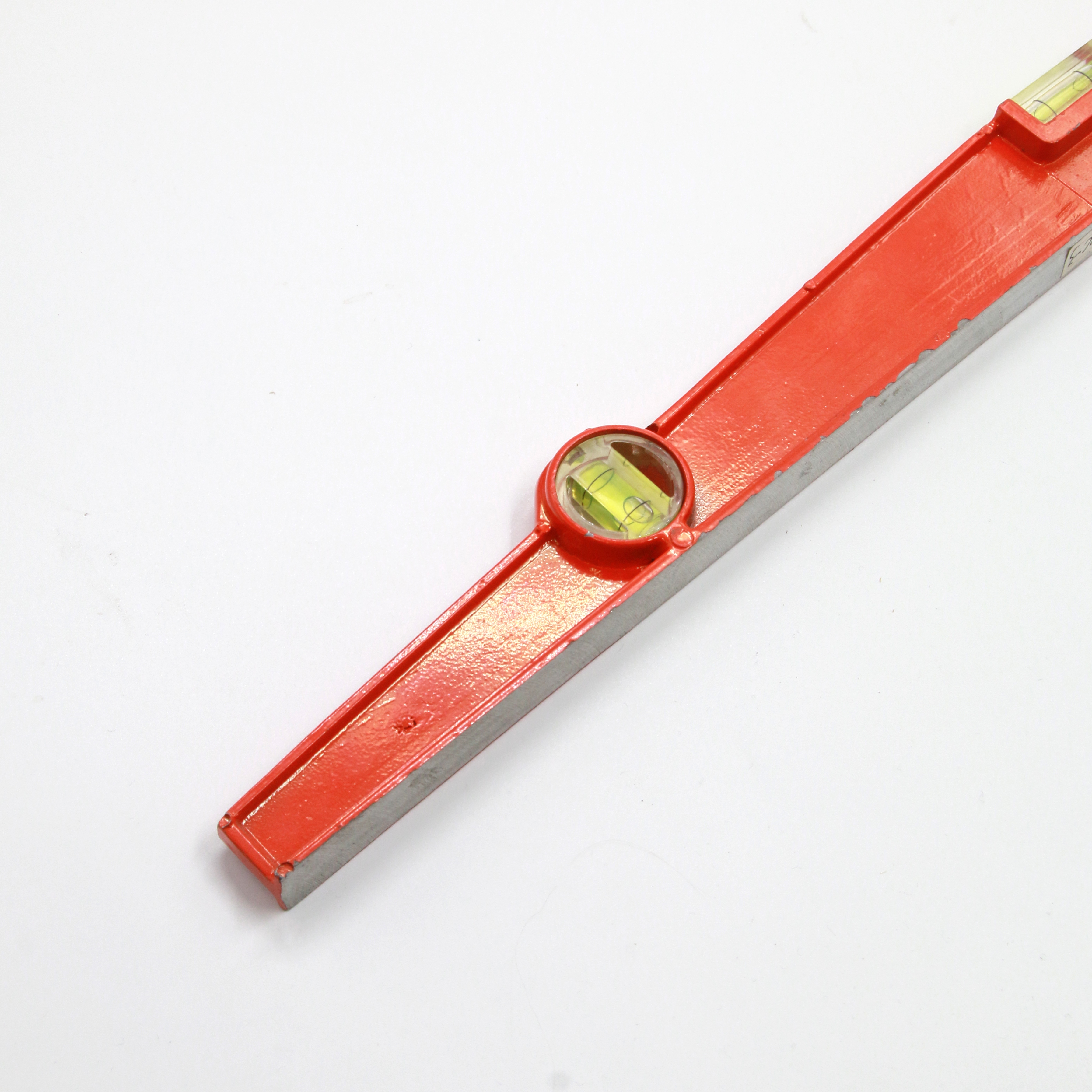 Bridge Level Aluminum Alloy Level Level High Precision Heavy Duty Strong Magnetic Solid Cast Aluminum Multi-Functional Home Building Decoration Measurement Balance Ruler 40Cm 50Cm 60Cm Red details Picture