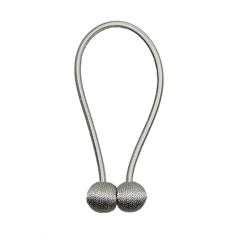 Modern simple no drilling no installation directly buckle curtain rod accessories Roman rod accessories curtain magnetic buckle, curtain binding Specification drawing