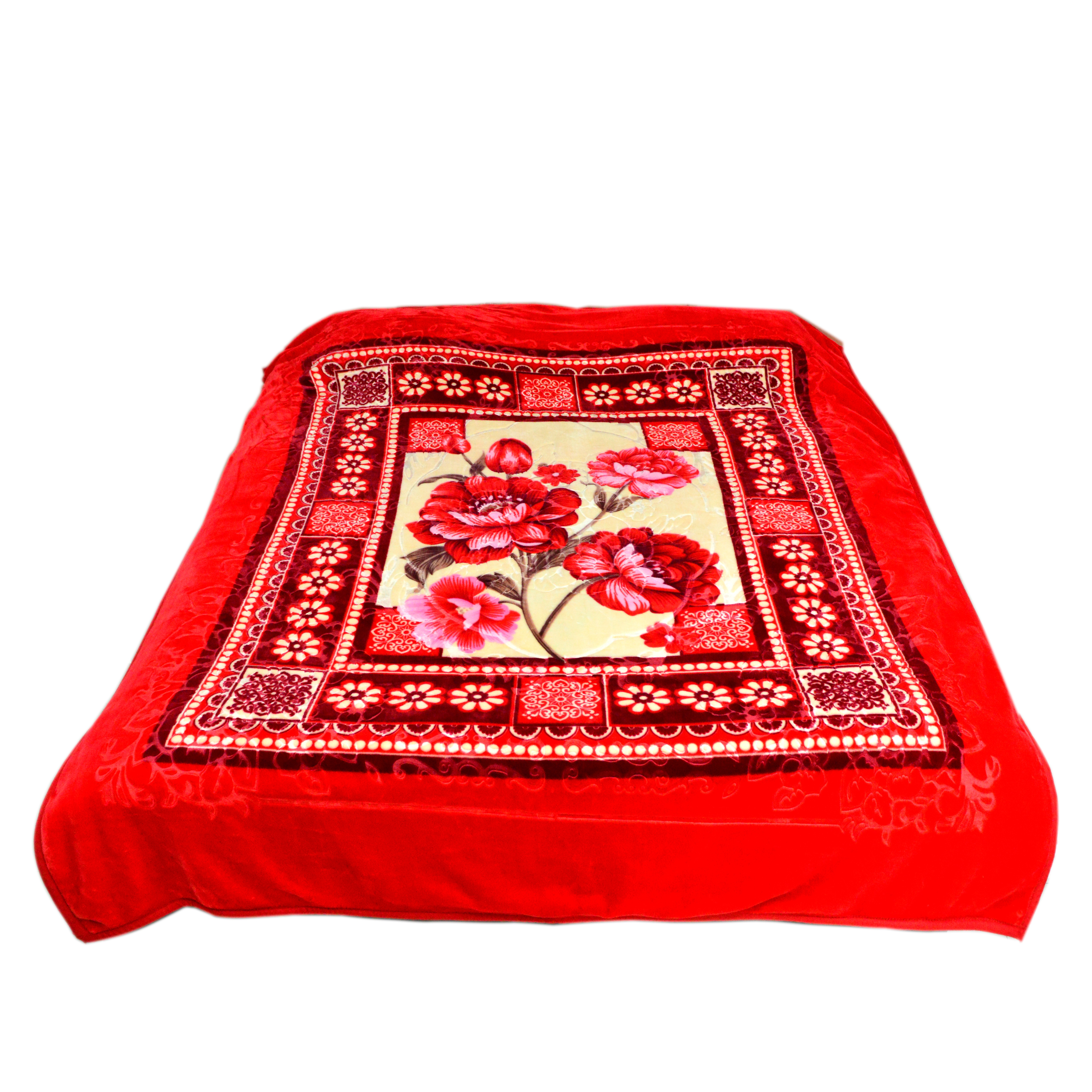 Thickened Raschel blanket embossed blanket Winter blanket printed blanket double bed cover blanket stock blanket order