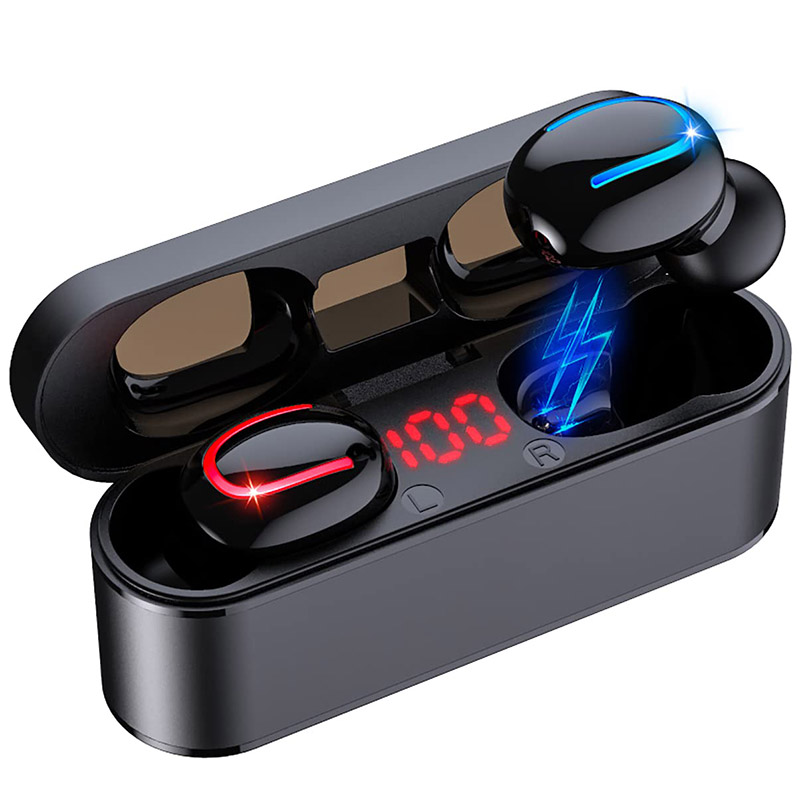 Amazon Hot Deal Wireless Earbuds Bluetooth 5.1 True Wireless in-Ear Earbuds with Microphone Charging Case thumbnail