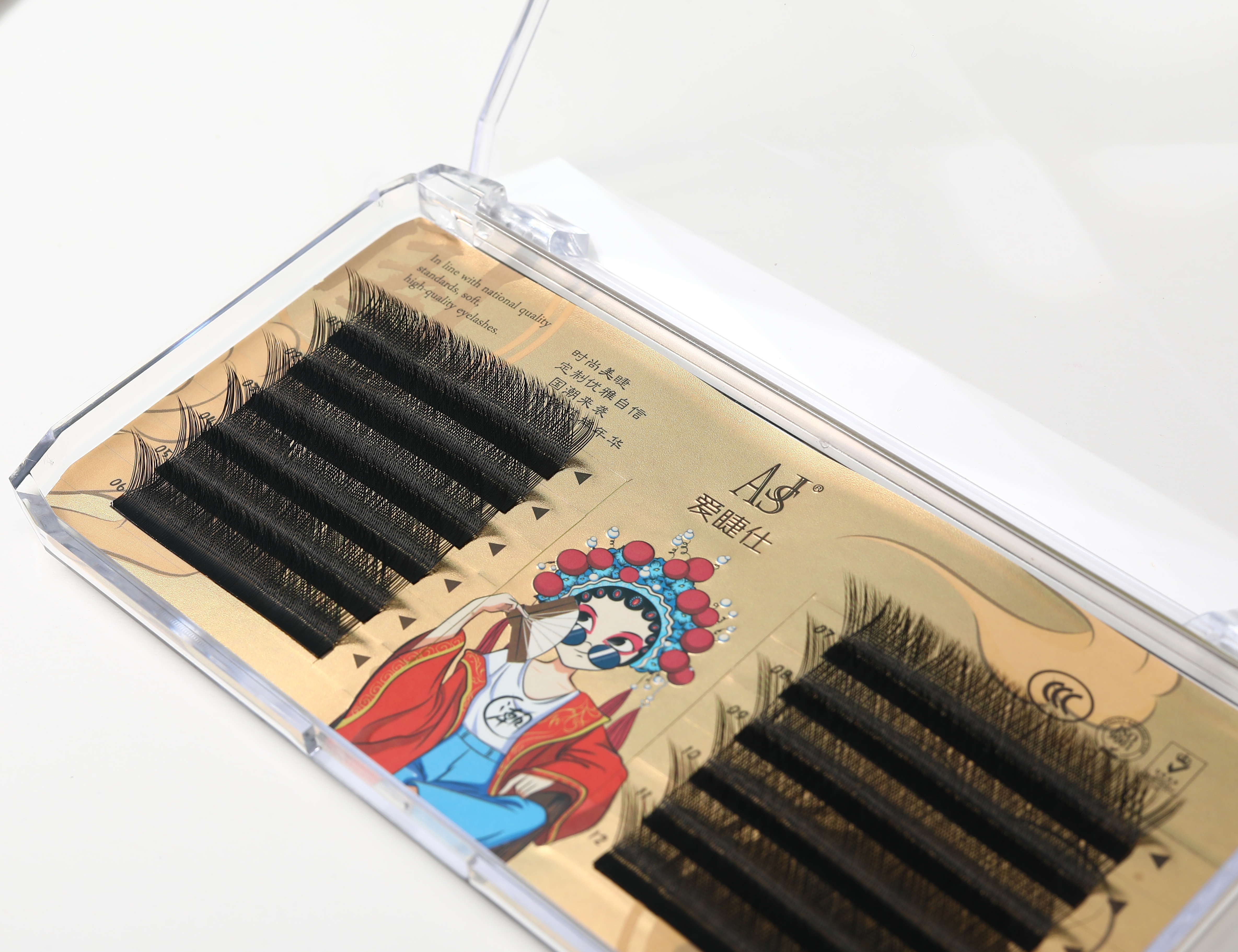 National Chao Quality Yy Type Grafted Eyelash Weaving 0.07B Single Length Yy Planting Eyelash Factory Direct Sales Item Picture
