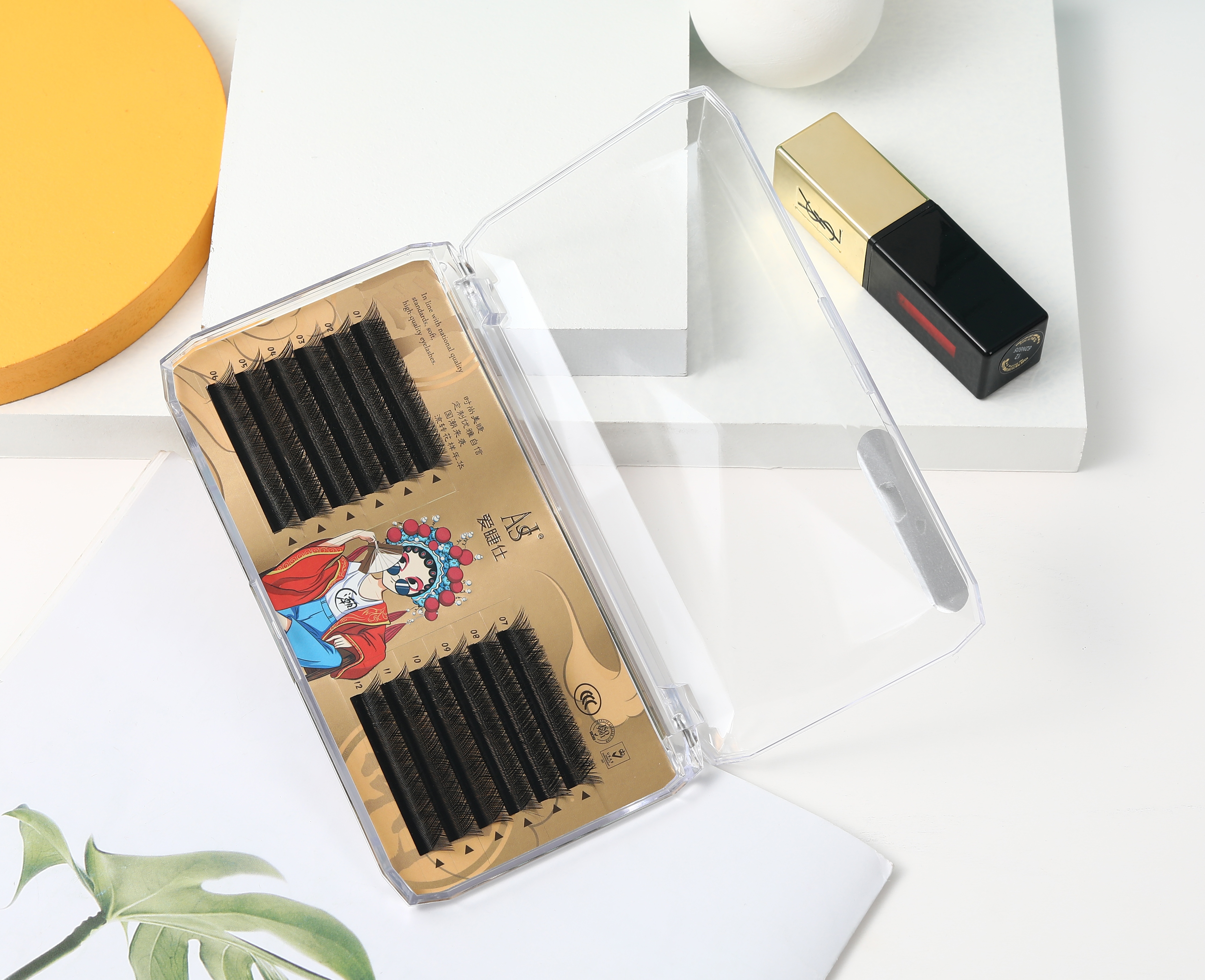 National Chao Quality Yy Type Grafted Eyelash Weaving 0.07B Single Length Yy Planting Eyelash Factory Direct Sales details Picture
