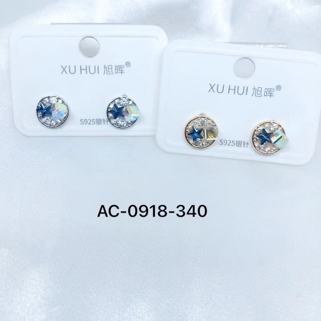 Fashion exquisite 925 silver needle earrings new earrings A201Fashion Jeremy