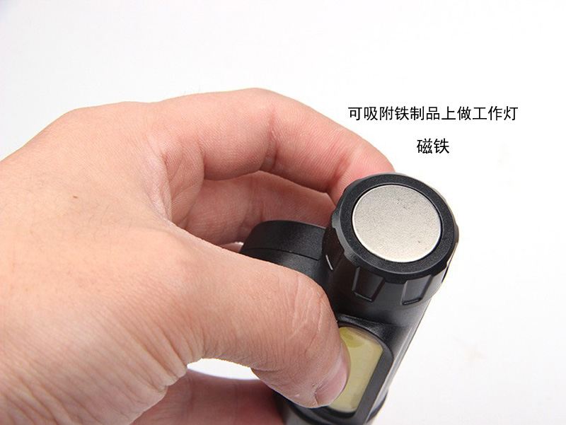 YT-872-1车灯+头灯两用USB充电头灯泛光COB+远光灯头灯自行车前灯 跑步灯骑行头灯详情5