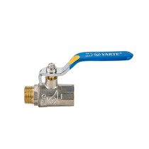 brass body female and male interface thread ball valve