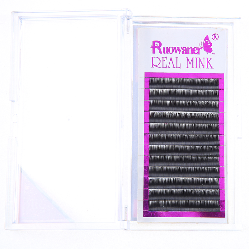 New Korean Mink Velvet Super Black Bright 0.07C Grafted False Eyelashes Soft Grafted Eyelashes Nude Makeup Realistic False Eyelashes Application Scenario