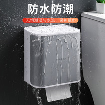 Toilet wall tissue box