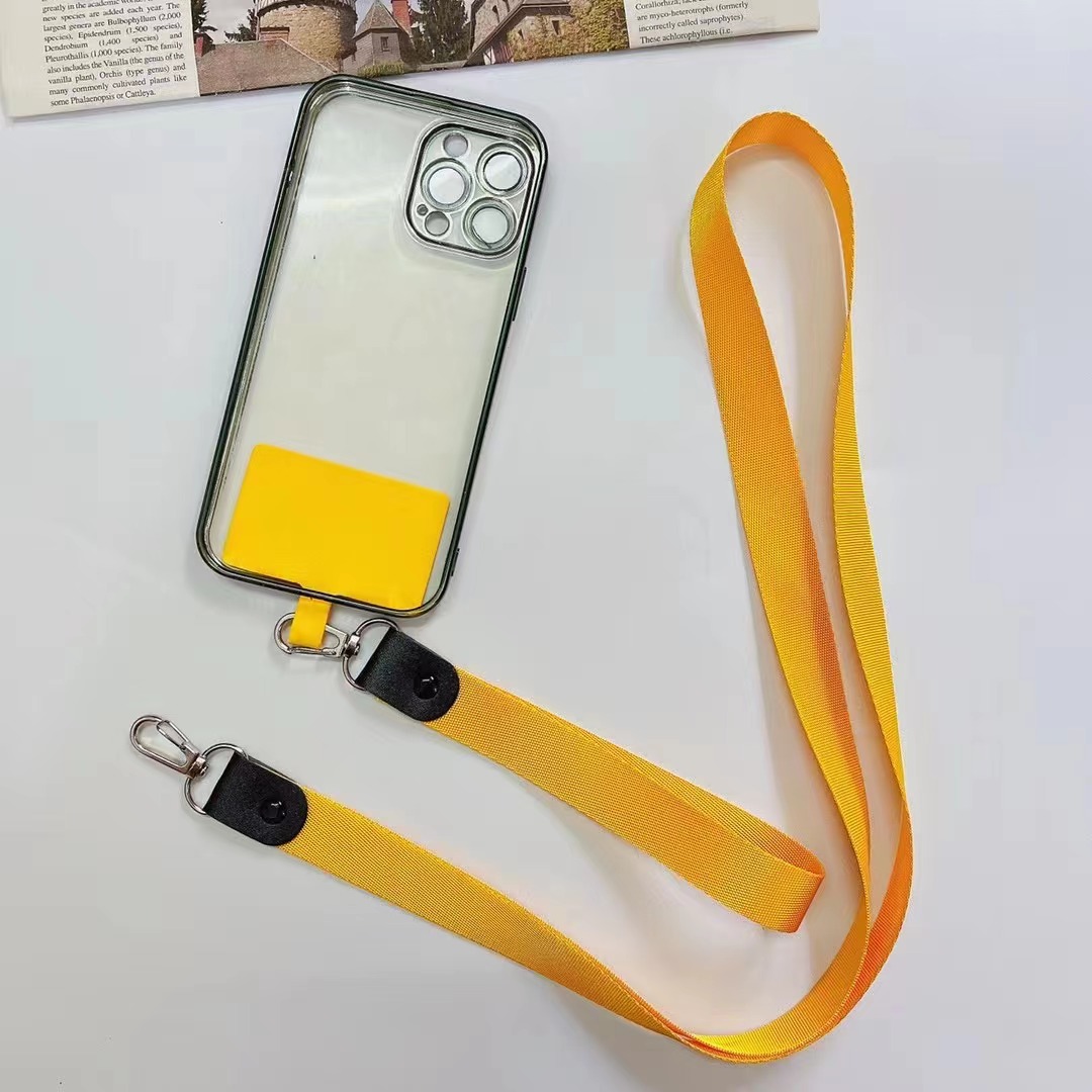 Foreign Trade New Webbing Universal Rope Webbing Mobile Phone Lanyard Patch Can Be Customized Graphics Can Be Hung Wrist Rope Item Picture