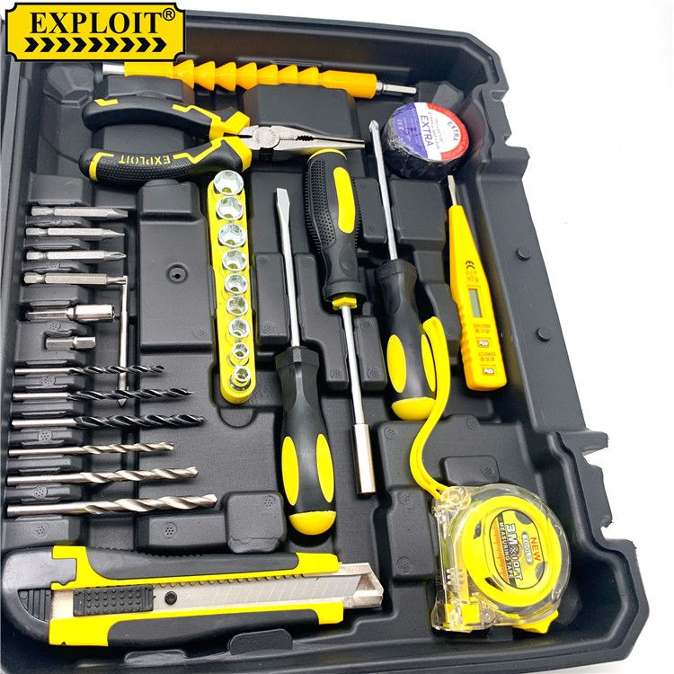 EXPLOIT 21V lithium electric drill set with two charges and one charge 10005