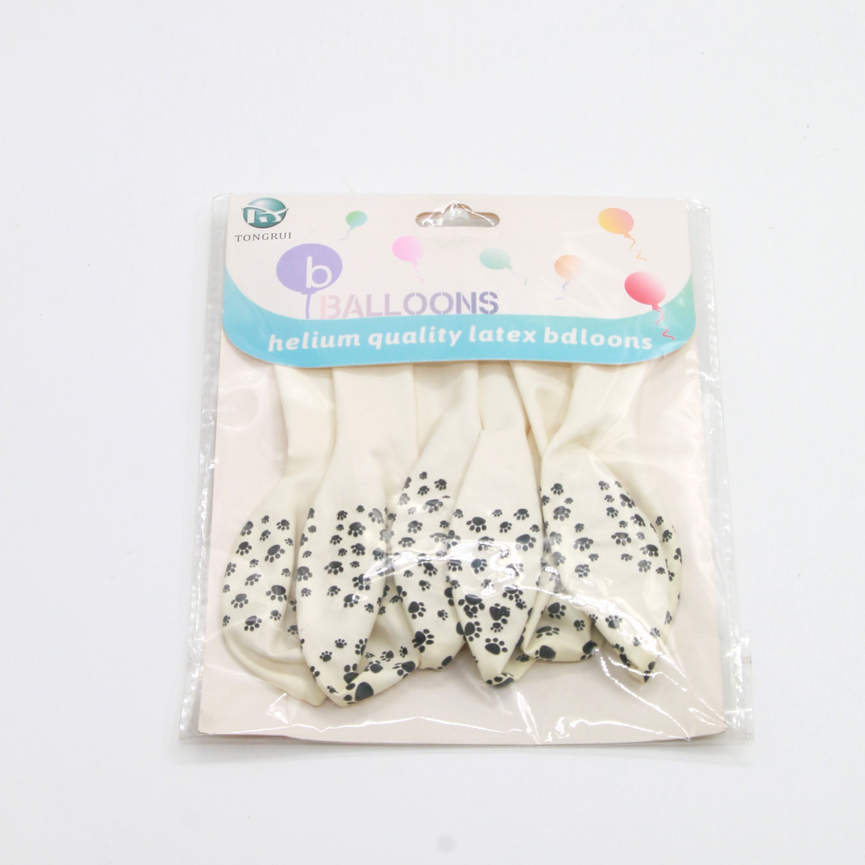 White foot print balloons Latex balloon party decorations Party balloons thumbnail