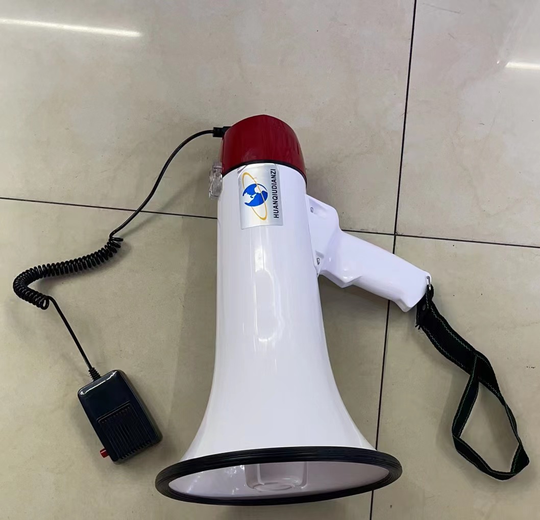 Handheld rechargeable lithium battery megaphone, recording speaker, loudspeaker full figure