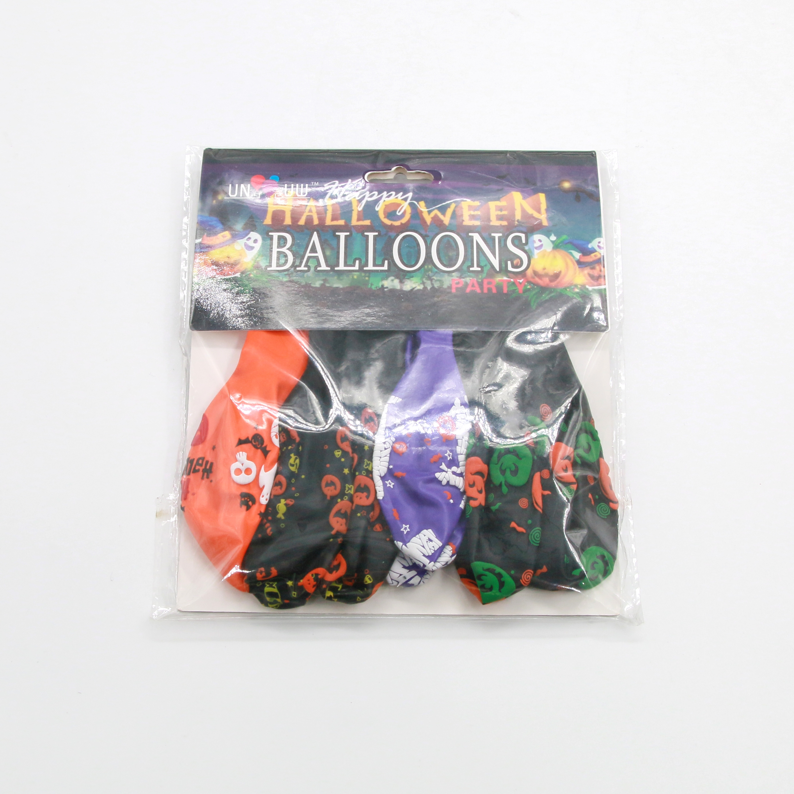 Solid color balloon multi-color mixed balloon latex balloon party decorations party balloon Halloween design thumbnail