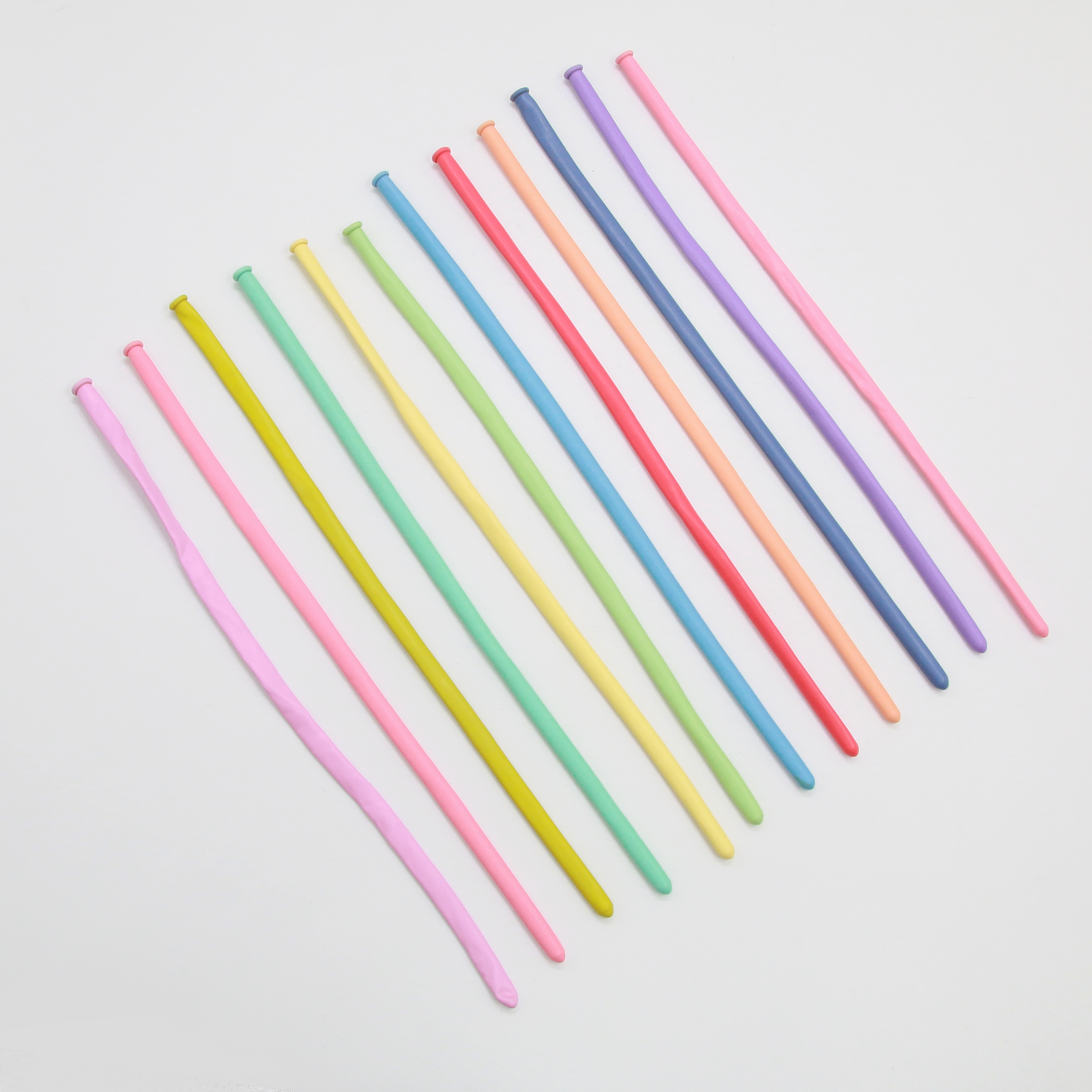 Solid bright color balloon multi-color mixed balloon strip latex balloon party decorations party balloons thumbnail