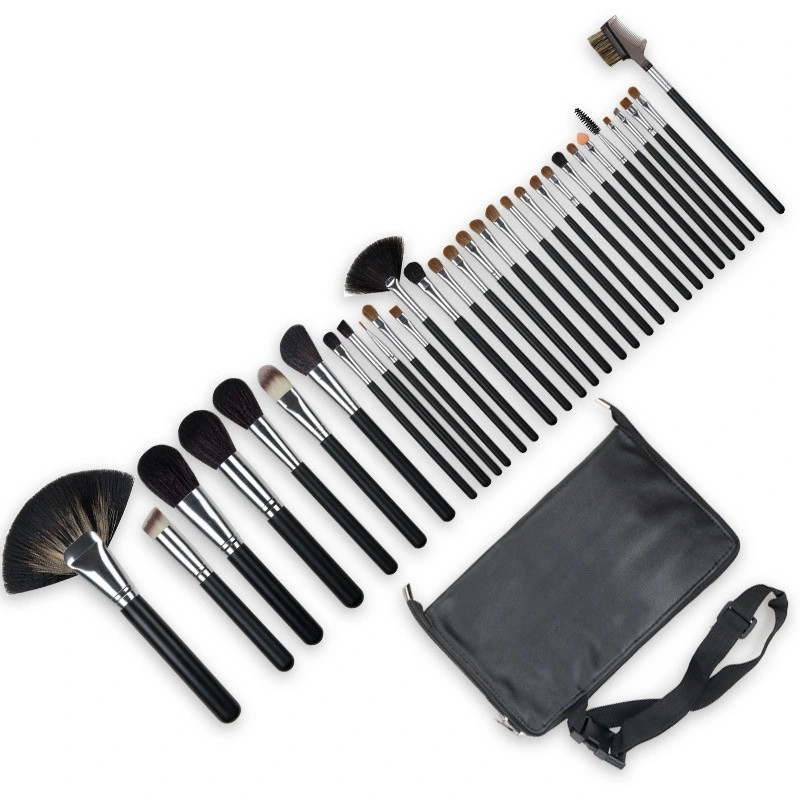 Cross-border for 32 makeup brush Fanny pack makeup artist special makeup set brush professional makeup beauty tools