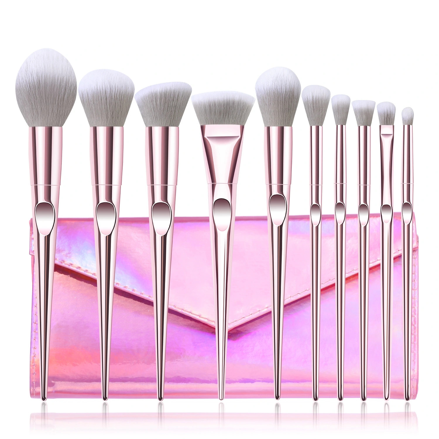 10 wet and wild makeup brush set eye shadow brush powder laser pack beauty tools