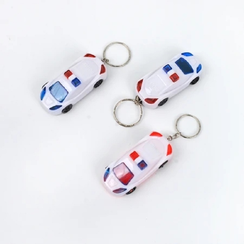 Guochun Mini Light-Up Police Car Toy Electronic Light-Up Red Blue Color-Changing Flash