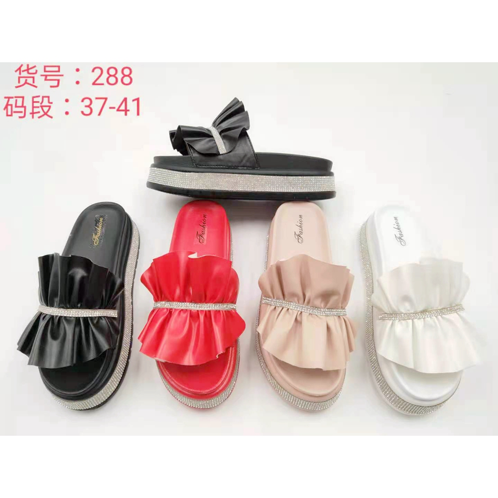 Multi-Color Optional Foreign Trade Ladies Slippers Indoor And Outdoor Fashion New Beauty Shoes Industry 2561 details Picture