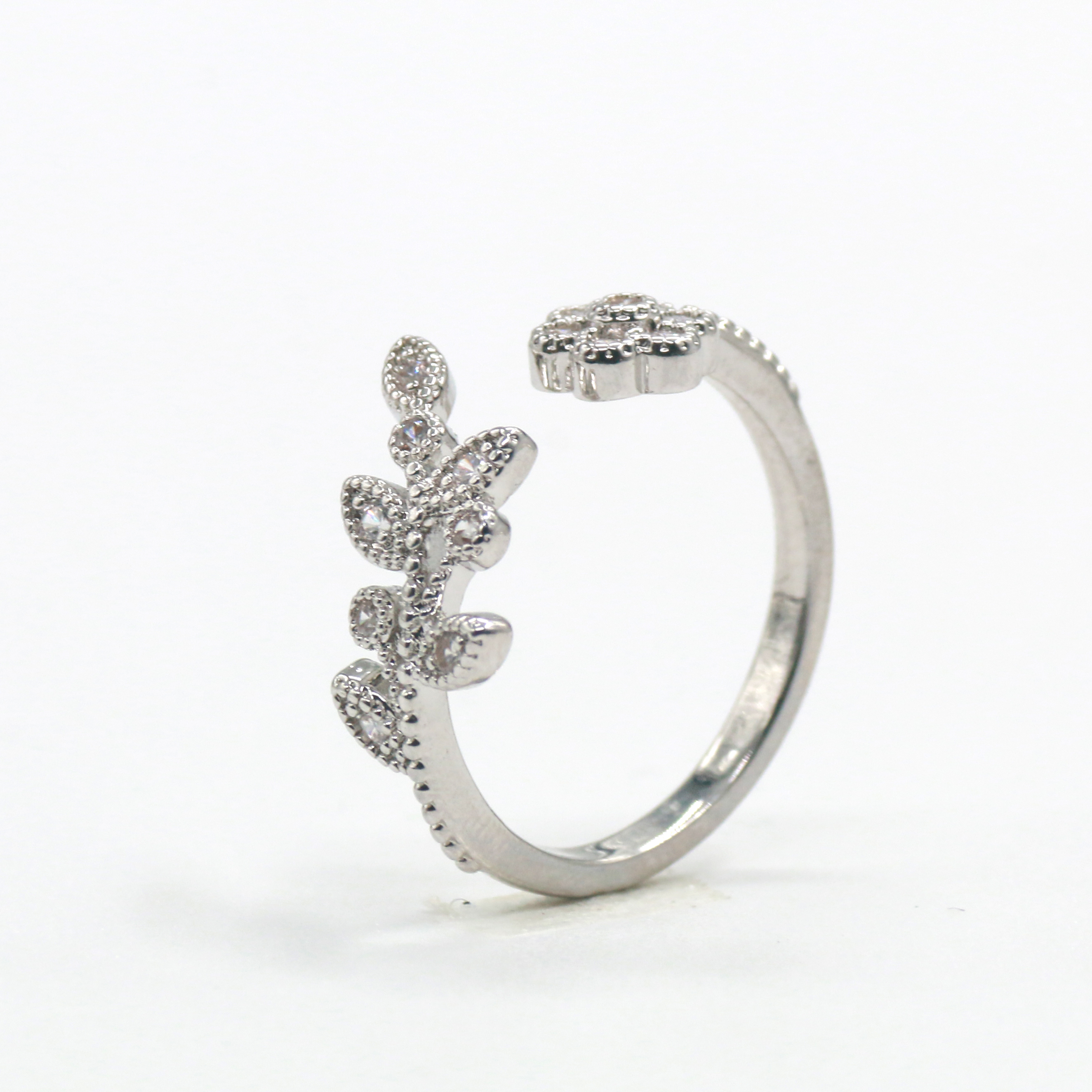 Copper zircon ring 7 thumbnail